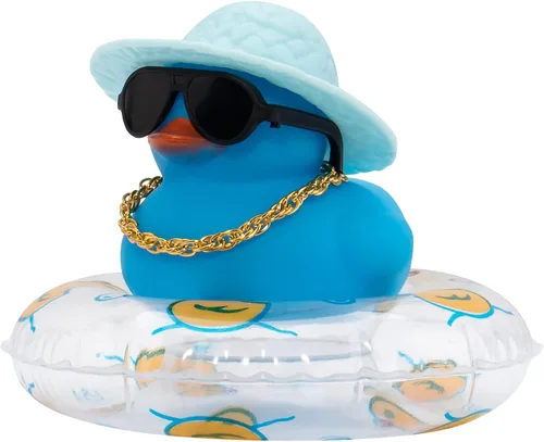 Miniatura 18 de wonuu Accesorios para automóvil, patos de goma, decoraciones de tablero de patos de goma, accesorios rosados, decoración de coche, patos