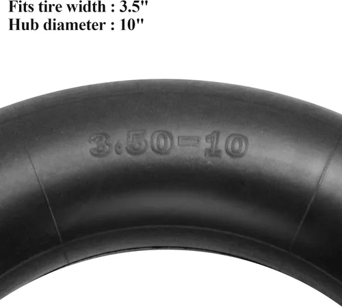 Miniatura 2 de Neumático de tubo interior de 3.50-10 3.50 x 10 pulgadas, válvula de boca recta para ciclomotor, motocicleta, scooters, Pit Dirt Bike