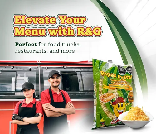Miniatura 6 de R&G Patatas fritas Angel Hair - Bocadillo crujiente con sabor prémium - Bolsa de patatas fritas tamaño fiesta de 2.2 lbs - Comidas y alimentos