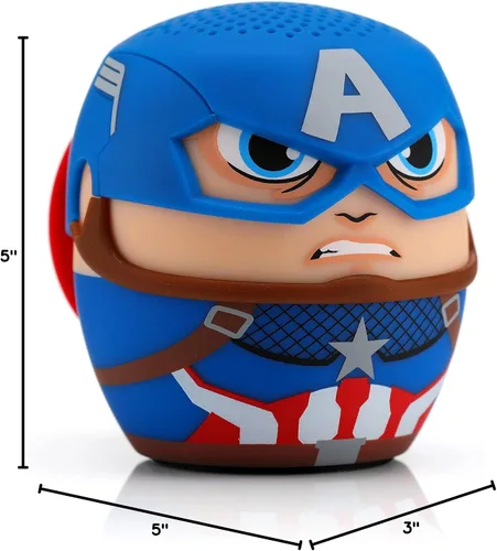 Miniatura 3 de Bitty Boomers Marvel Avengers Captain America - altavoz Bluetooth pequeño