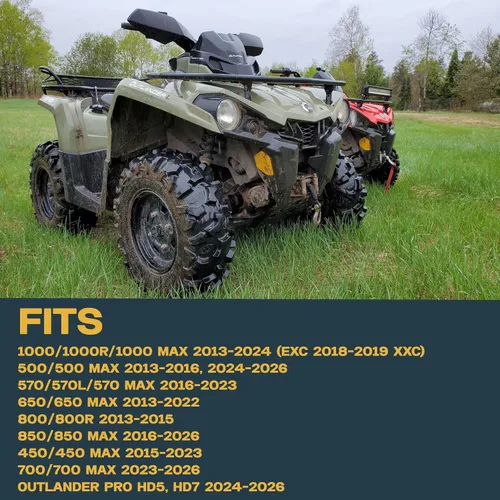 Miniatura 2 de Can-Am Outlander Juego de pastillas de freno de cerámica delanteras y traseras 450, 500, 570, 650, 700, 850, 1000, HD5, HD7, PRO 2013-2026