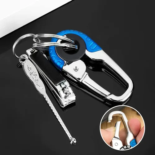 Miniatura 3 de Llavero creativo de acero inoxidable, llavero de acero inoxidable interior de automóvil 2023, llavero de coche para hombre, llavero de coche para 2