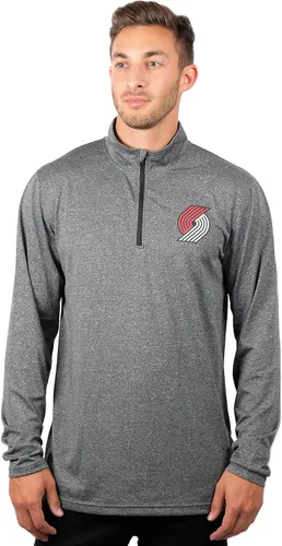 Miniatura 66 de Ultra Game Camiseta oficial de la NBA de manga larga con cremallera corta para hombre Color del
