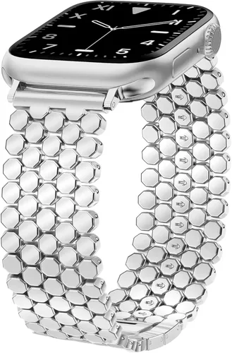 Miniatura 10 de JR.DM Starlight - Correas de repuesto para mujer compatibles con Apple Watch de 1.654 pulgadas (S3/2/1) 1.732 pulgadas, 1.772 pulgadas, 1.772 E