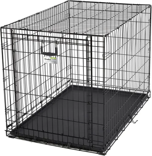 Jaula de perro MidWest Homes for Pets, Puerta única, Negro