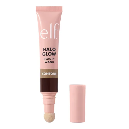 e.l.f. Halo Glow Contour Beauty Wand, varita de contorno líquida para un aspecto naturalmente esculpido, fórmula que se puede construir, vegana y