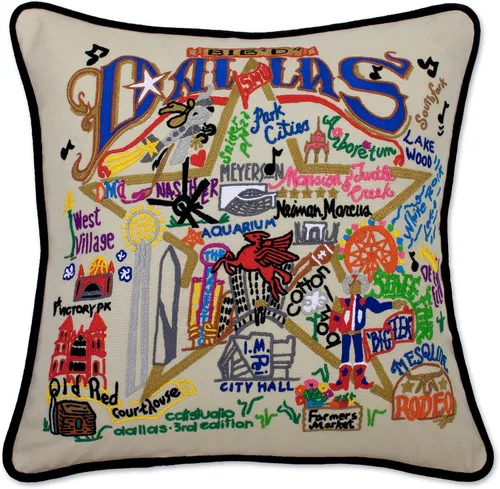 Miniatura 63 de Catstudio Almohada decorativa bordada a mano de Texas