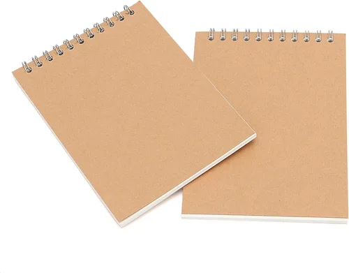 Miniatura 3 de HEIHAK 20 Pack A6 Sketch Notebooks, 120 Pages 60 Sheets Top Spiral Bound Pocket Sketchbooks, Small Spiral Notepads Sketch Pads Bulk for Kids