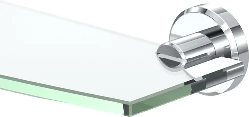 Miniatura 13 de Gatco 4716 Bleu - Estante de vidrio rectangular, cromado o montado en la pared, 20.13 x 4.30 pulgadas, para baño