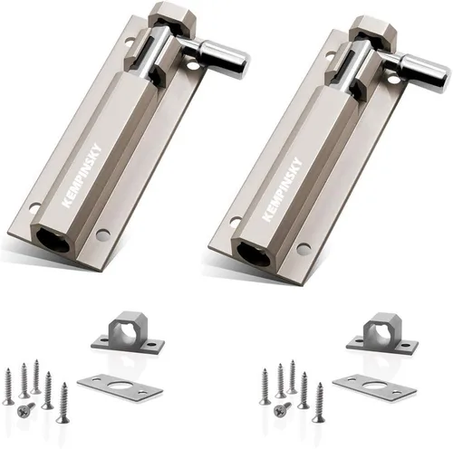 Puertas y ventanas de aleación de aluminio exquisitas de alta calidad, la calidad universal del perno de color níquel es confiable (1.97 pulgadas)