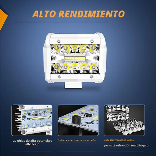 Miniatura 3 de Nilight - Luces LED marinas combinadas de punto de inundación de 4 pulgadas, 2 unidades, luces de navegación, iluminación de cubierta de pontón