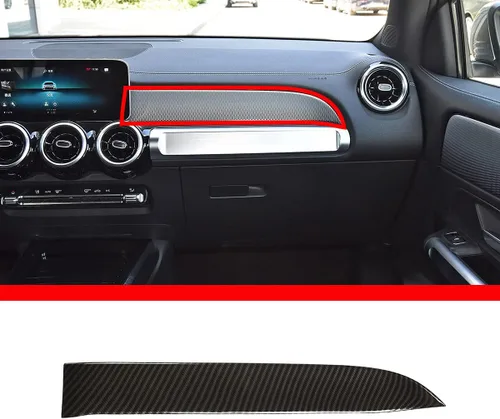 YIWANG Moldura de consola central de automóvil para Mercedes Benz GLB 2020 2021, accesorios interiores, decoración de salpicadero, cubierta de panel
