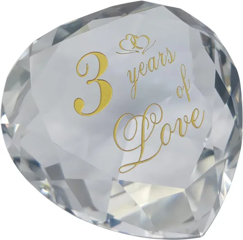 Miniatura 11 de Regalos de cristal de aniversario de 1 año para ella y él, primera boda para marido, esposa, novio o novia, regalo de aniversario de un año