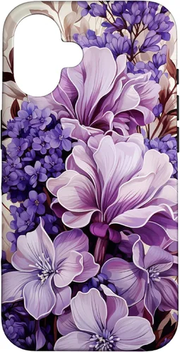 Miniatura 31 de Funda para iPhone 12 mini Lavender Floral Purple Flower