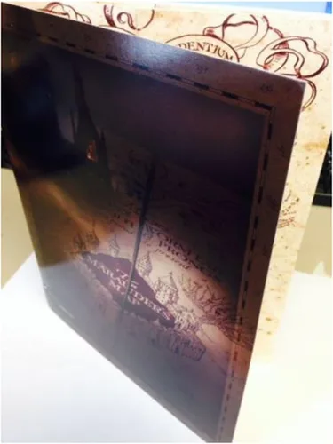 Miniatura 8 de Mapa del Merodeador de Hogwarts, mundo de Harry Potter de Warner Bros, edición limitada