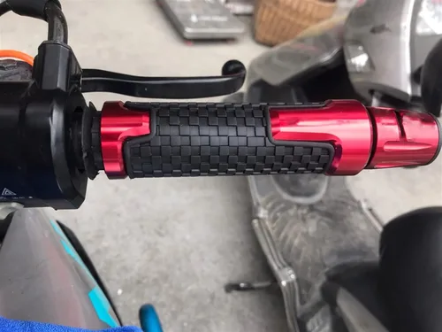 Miniatura 4 de Motorcycle 7/8" 22mm Aluminum Anti-Slip Handle Bar Handlebar Hand Grips for Yamaha FZ8 2010-2016 2011 2012 2013 2014 2015 FZ 8