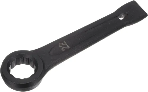 uxcell Llave tipo anillo de extremo de caja de 0.866 in, herramienta de mano de llave de cabeza única de acero de alta resistencia