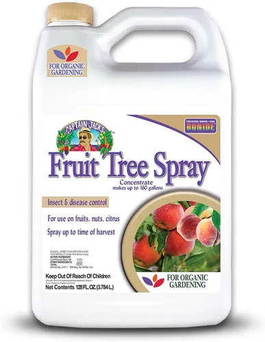 Bonide Captain Jack's - Spray para árboles frutales, concentrado de 128 onzas, espray para control de insectos y enfermedades para jardinería