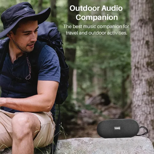 Miniatura 8 de TOZO Altavoz Bluetooth grande PA1, potente sonido estéreo 2.0 con graves profundos, tiempo de reproducción de 25 horas, altavoz de ducha impermeable