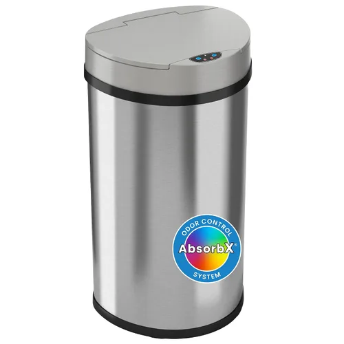 Miniatura 10 de iTouchless - Basurero con sensor de 2.5 galones con filtro de olor y fragancia, cubo de basura automático sin contacto, perfecto para baño