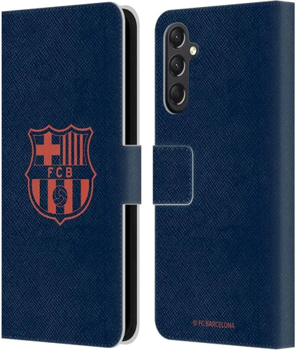 Miniatura 89 de Head Case Designs Funda de piel con licencia oficial del FC Barcelona Barca Crest Graphics para Samsung Galaxy A06 4G