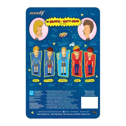 Miniatura 3 de Super7 Beavis and Butt-Head The Great Cornholio - Figura de acción de Beavis y Butt-Head de 5 pulgadas, coleccionables clásicos de TV y juguetes