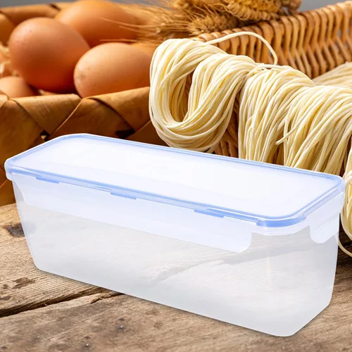 Miniatura 7 de Cabilock Caja de almacenamiento de fideos rectangular Recipientes de pasta grandes Tapa sellable para cocina
