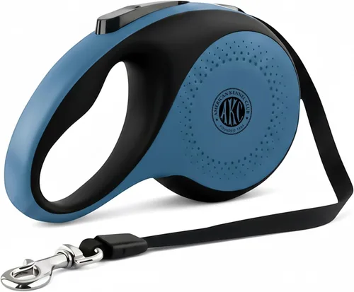Miniatura 9 de American Kennel Club Correa retráctil resistente para perro, 16.4 pies, sin enredos, agarre ergonómico, freno de una mano, para perros medianos