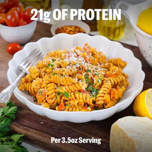 Miniatura 5 de Brami Fusilli, Curly Mac, Pasta de proteína italiana Radiatori Baja en carbohidratos Alta fibra Alto en proteínas Keto Sin OMG Hecho