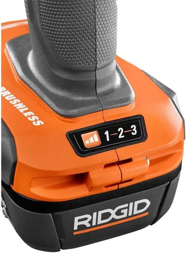 Miniatura 3 de Ridgid Destornillador de impacto de 18 V sin escobillas de 3 velocidades de 1/4 pulgadas (solo herramienta, empaquetado a granel)