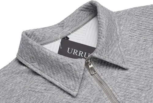 Miniatura 5 de URRU Conjunto de camisa polo y pantalones cortos para hombre, trajes de verano a la moda, casual, de manga corta, traje de polo para hombre