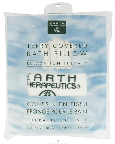 Tierra Therapeutics Terry cubre almohada de baño (implementa, Blanco