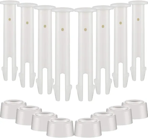 Shappy 36 pines de plástico para juntas de piscina con sellos, clips de piezas de piscina de verano para piscinas sobre el suelo, piezas de repuesto