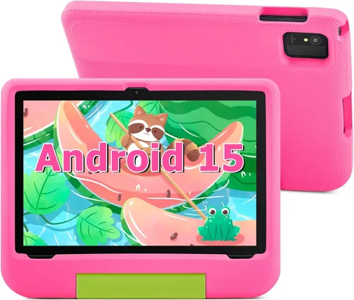 Miniatura 10 de Tablet infantil de 10.1 pulgadas, tableta Android para niños, Android 15, pantalla de 1280 x 800, CPU Octa-Core, 8 GB+64 GB, 1 TB expandible a Azul