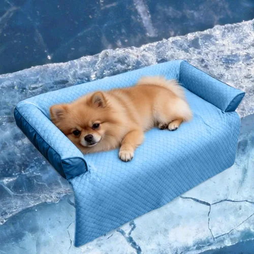 Miniatura 58 de Cama calmante para perro, tapete de felpa esponjoso para perros con protector de muebles con funda extraíble lavable para perros y gatos grandes