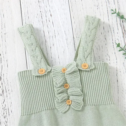 Miniatura 3 de Conjunto de ropa de bebé niña recién nacida, mameluco de algodón sin mangas, suéter de conejo, ropa para bebé niña