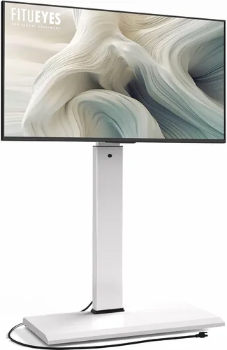 Miniatura 11 de FITUEYES - Soporte universal de suelo para TV con base de hierro, montaje giratorio para televisores LED, LCD, OLED, plasma, de pantalla plana