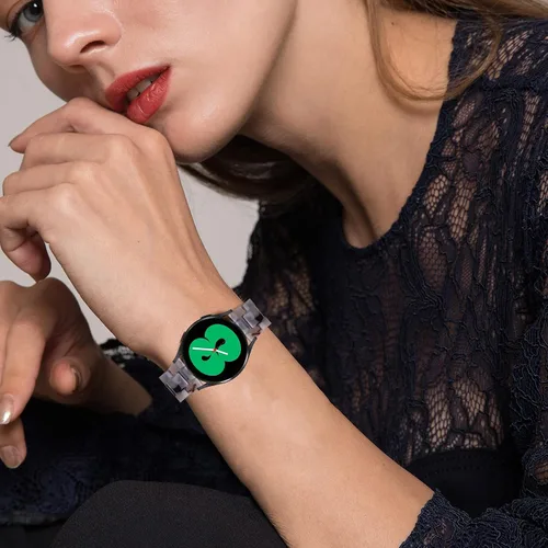 Miniatura 5 de Correas de reloj de resina compatibles con Samsung Galaxy Watch 7/6/5/4/FE 1.575 in 1.732 in, Galaxy Watch 6/4 Classic 1.654 in 1.693 in 1.811 in