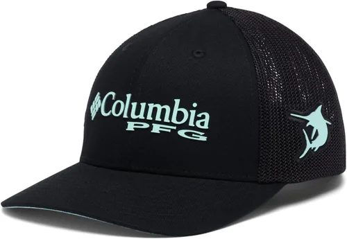Miniatura 175 de Columbia - Gorra de malla con bandera con árboles unisex para adultos, corona alta