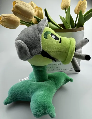 Miniatura 7 de JHESAO 8 "Plantas y Peashooter Zombies Juguetes de peluche PVZ 1 2 Peluche Suave Muñeca Gatling Guisante Tirador Juguete Nuevo
