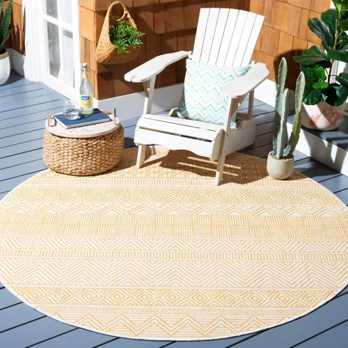 Miniatura 38 de SAFAVIEH Alfombra lavable para exteriores, colección Courtyard de 2.3 x 16 pies, color negro y gris, no desprende pelusa y de fácil limpieza, ideal