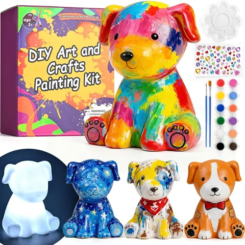 Miniatura 10 de dededa Kit de arte de luz nocturna de unicornio para pintar tu propio unicornio, artes y manualidades para niños de 4 a 8 años, regalos de 1