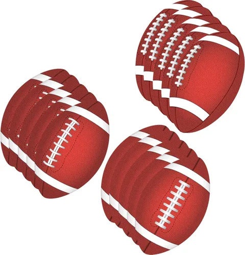 Frienda Decoración de tablón de anuncios de fútbol con punto de pegamento, decoración de pared escolar, temática deportiva, suministros de fiesta de