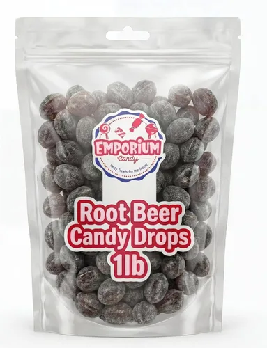 Miniatura 3 de Gotas de caramelo de cerveza de raíz – 1 libra de dulces clásicos a la antigua, espolvoreados de azúcar y lijados a granel para fiestas, regalos
