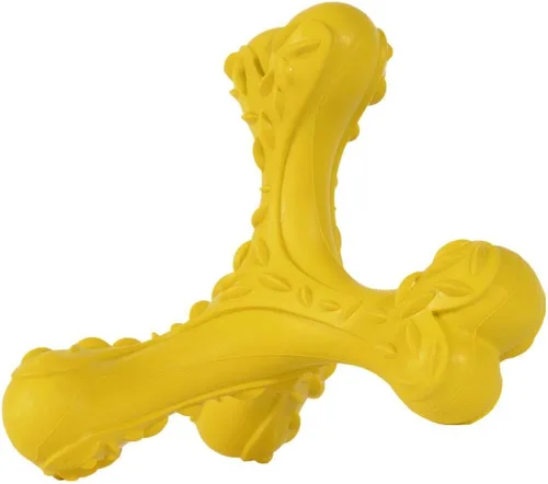 Juguetes masticables para perros de razas grandes que mastican de manera agresiva, juguete de huesos indestructible, juguetes de goma natural
