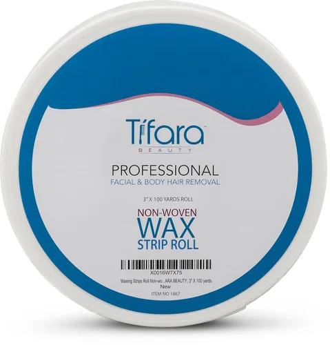 Miniatura 3 de Tifara Beauty Rollo no tejido de la tira de la cera del cuerpo y del facial 3" X 100YD