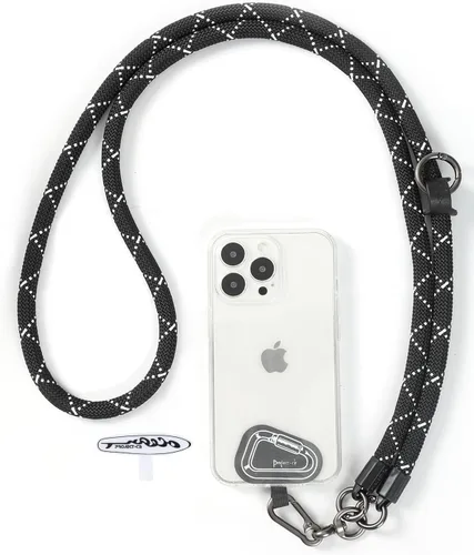 Miniatura 14 de Cordón para teléfono celular ×1, Pestaña de sujeción ×2, Correa de teléfono ajustable universal, Cruzada, Cordón para el cuello, Correa de cuerda