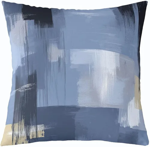 Miniatura 10 de Feelyou Juego de 4 fundas de almohada abstractas, funda de cojín moderna de arte abstracto para decoración del hogar, sala de estar, funda de cojín
