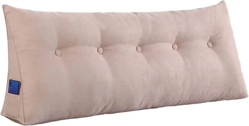 Miniatura 3 de Almohadas de cuña para sentarse en la cama, almohadas de lectura, almohada triangular con funda de almohada extraíble, cojín de respaldo para sofá