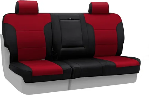 Miniatura 10 de Coverking Custom Fit Center 50/50 - Funda de asiento de cubo para modelos seleccionados Chevrolet Suburban 1500/2500, neopreno (negro)